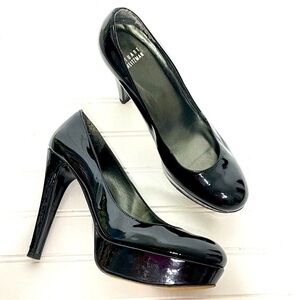 Stuart Weitzman Patent Leather Platform Heels 598